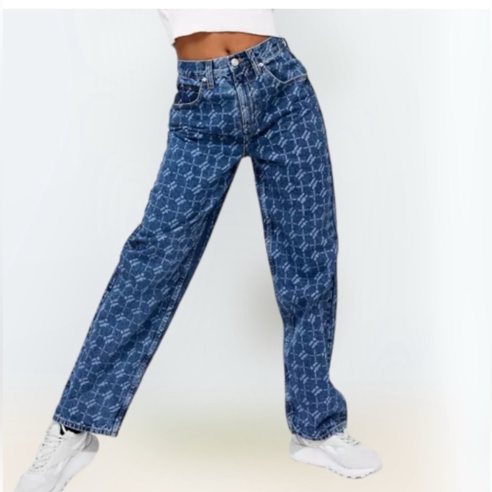 iets frans... Monogram Denim Boyfriend Jean